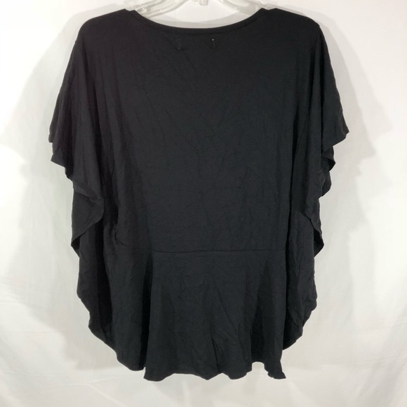 MAX Studio Marion Drapey Cape Sleeve Dress Top S - Picture 2 of 8